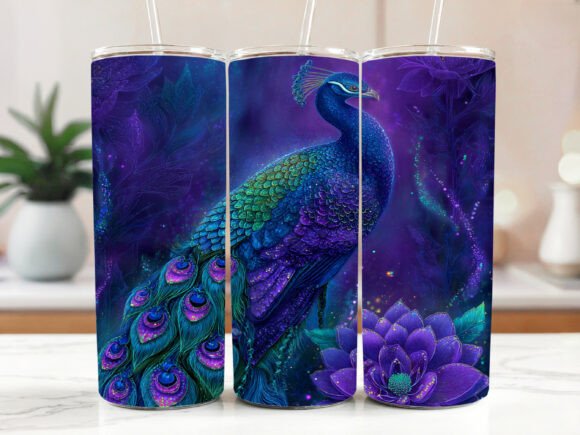 Download Peacock 20 Oz Skinny Straight Tumbler - Premium Resources