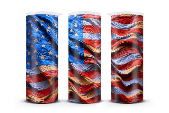 Download USA Flag 20 Oz Skinny Tumbler Png - Premium Resources