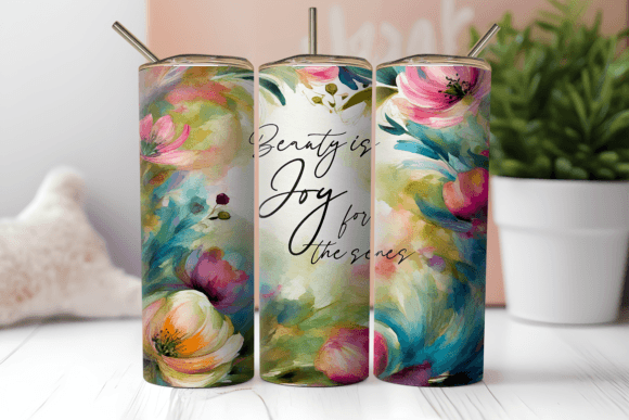 Download Beauty is Joy 20oz Straight Tumbler Wrap - Straight tumbler Collection