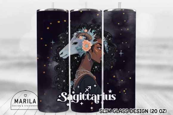 Download Sagittarius Sign Skinny Tumbler Design - Skinny tumbler design Collection