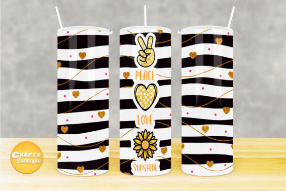 Download Skinny Tumbler Design Peace Love Sunshin - Skinny tumbler design Collection